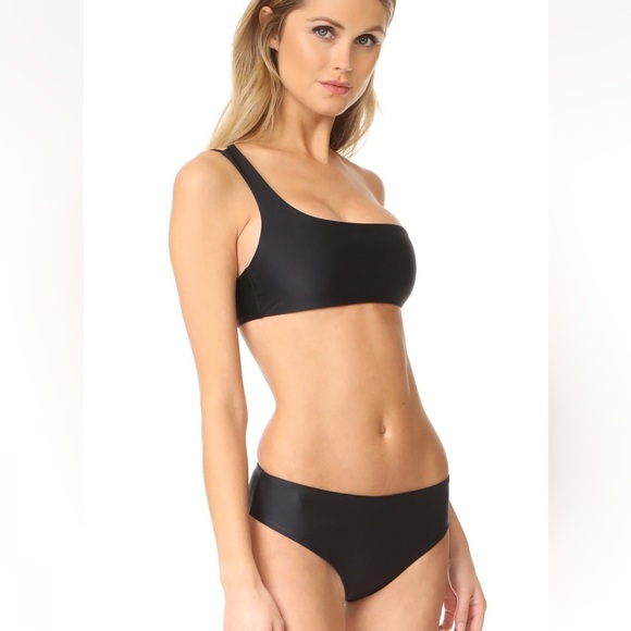 JADE Swim Womens Bandeau Asymmetrical Bikini Swim Top - Picture 3 of 13